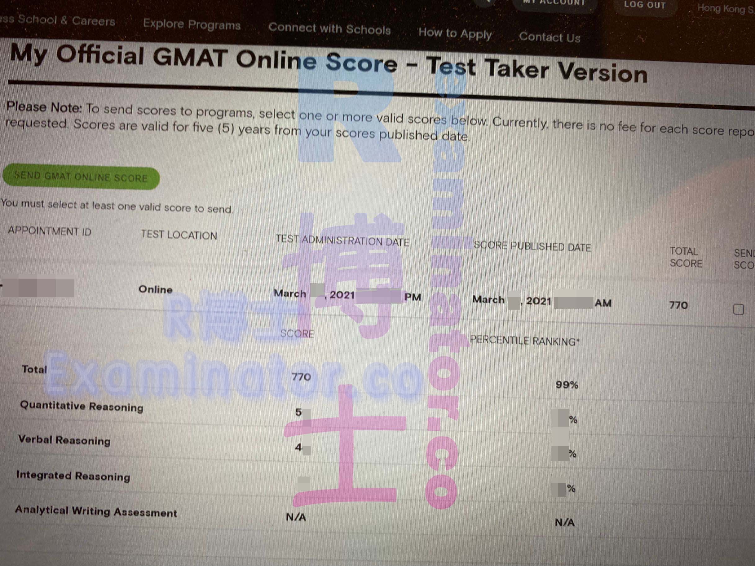 770 nel GMAT Online🎉 Il nostro candidato al test è un essere umano raro che mangia GMAT a colazione, pranzo e cena!
