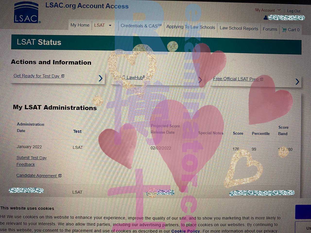 Un score de 176 au LSAT ! Qui d'autre va garantir un score au LSAT supérieur à 175 ?
