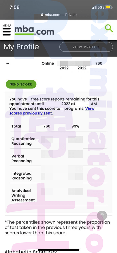 [공식 점수 공개🥳] "다시 한번 달콤한 감사🤝" 🇺🇸 고객이 GMAT 온라인에서 760점을 공식적으로 받았습니다! 때로는 조금 기다려야 할 때가 있죠. 하지만 좋은 점수는 기다릴 가치가 있습니다~
