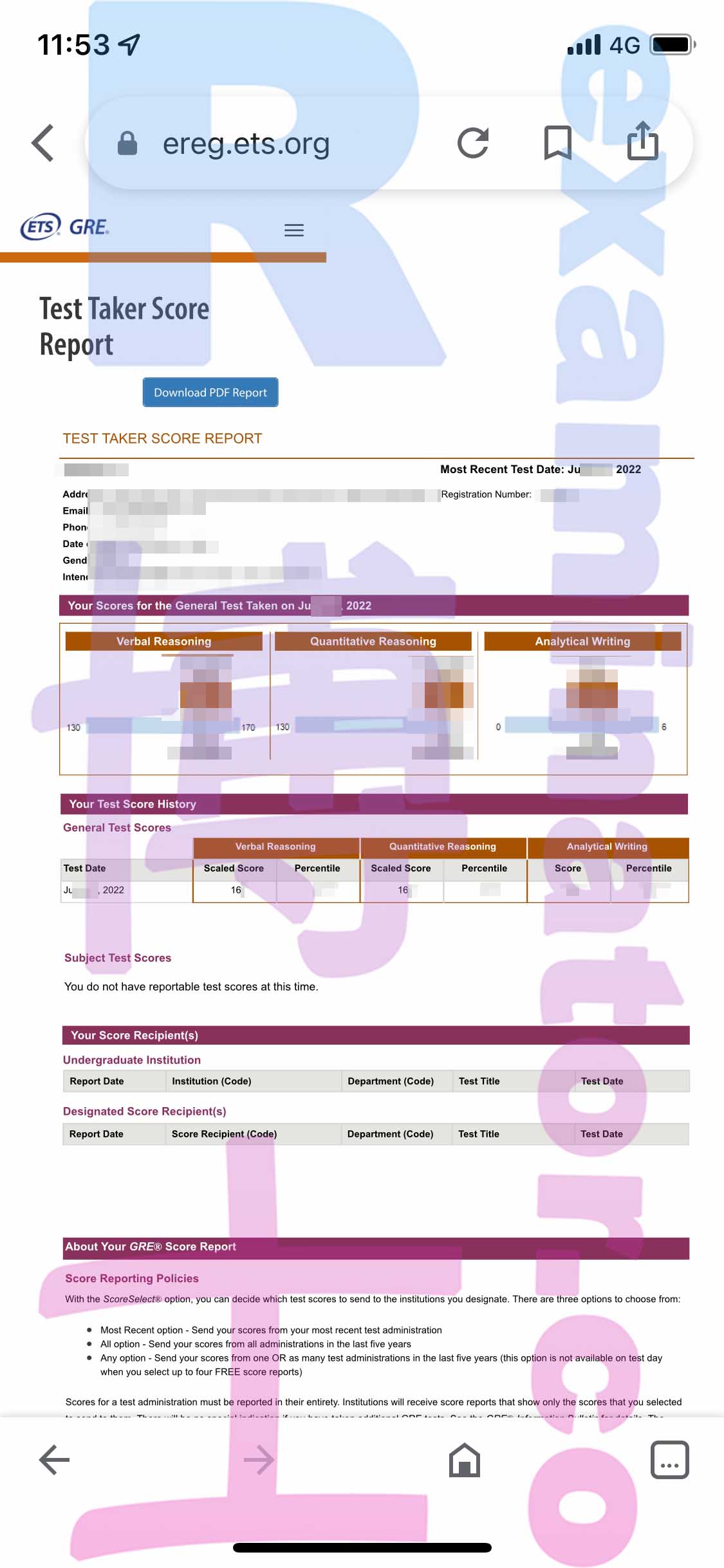 Score officiel de 330+ au GRE ! "Service très fiable ! C'est pourquoi je vous recommande à mes amis pour leur TOEFL !" 😊Le bouche-à-oreille est devenu une source importante de croissance pour nous.🤩
