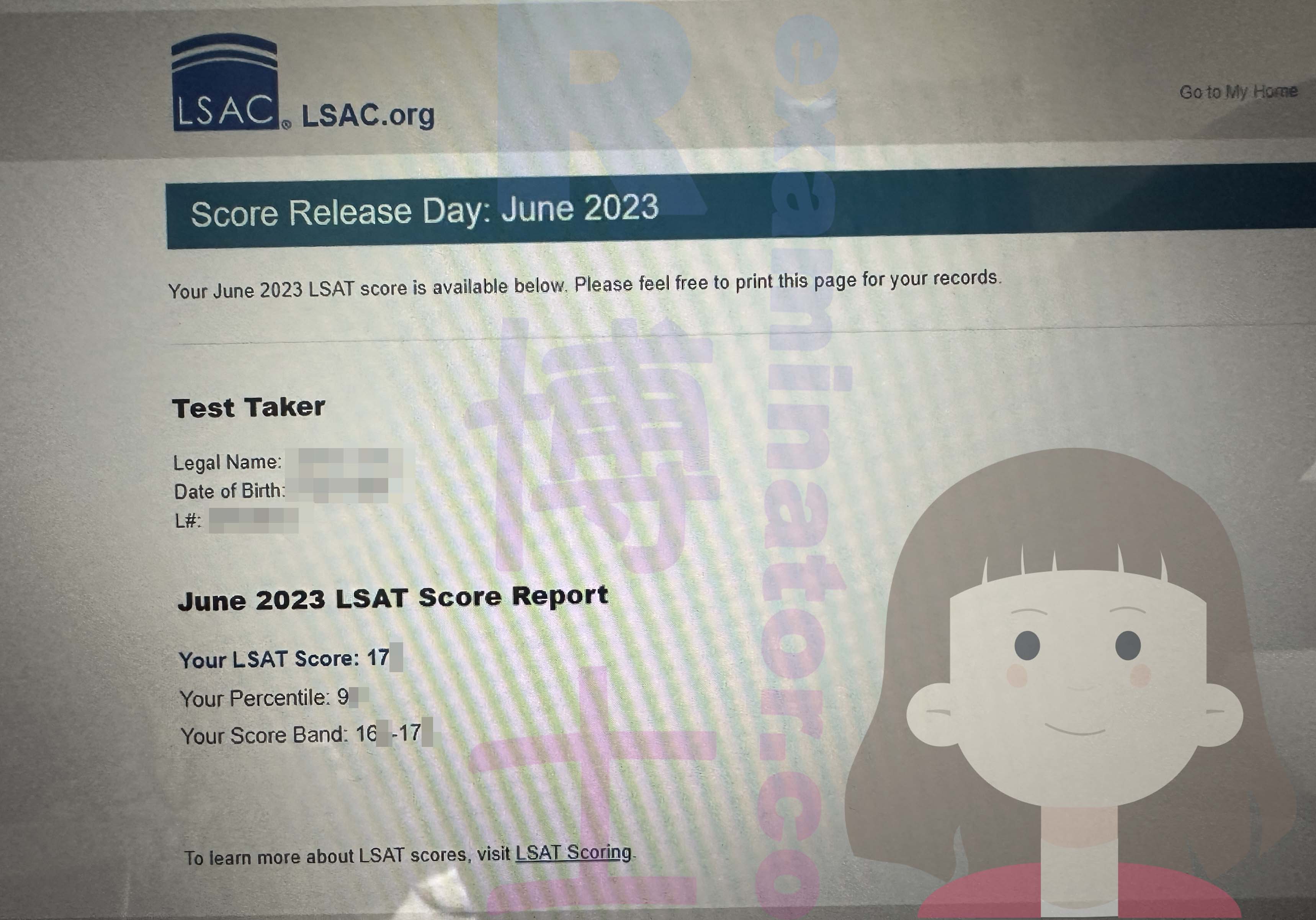 🇨🇦🇨🇳 Da scettico a estatico: uno studente cinese in Canada ottiene un incredibile punteggio 17 volte superiore al LSAT di giugno! Entusiasta del nostro servizio di test proxy in una recensione entusiastica! 🌟
