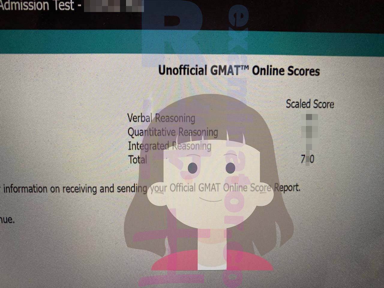 [GMAT代考保分] 🥇🇺🇸 GMAT Online 代考作战🗡️，继GRE被不专业中介代考失败后，由Daisy团队来抢救美籍🇺🇸客户最后的 ...